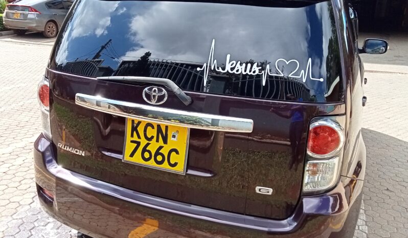 Toyota Rumion 2010 Locally Used full